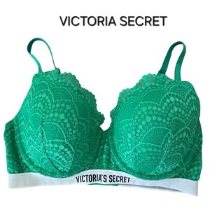 Victoria's Secret Emerald Lace Bra